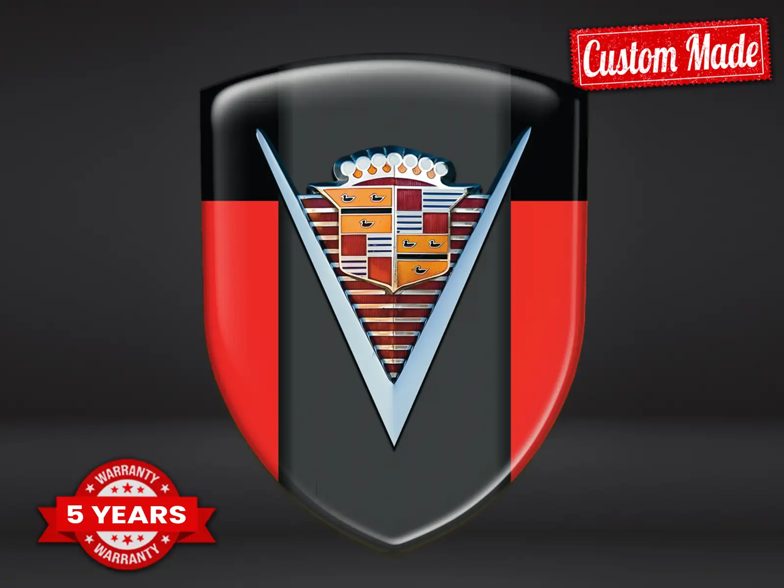 Cadillac Aufkleber Selbstklebend Top Finish Custom Domes ST